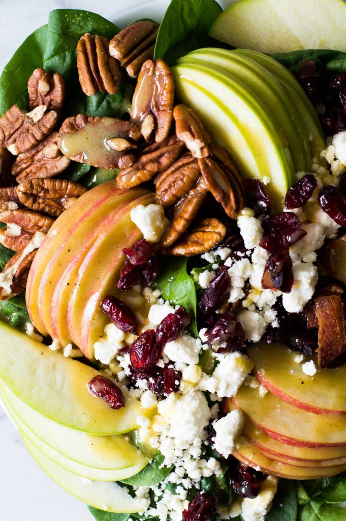 Autumn Apple Salad with Maple Vinagirette