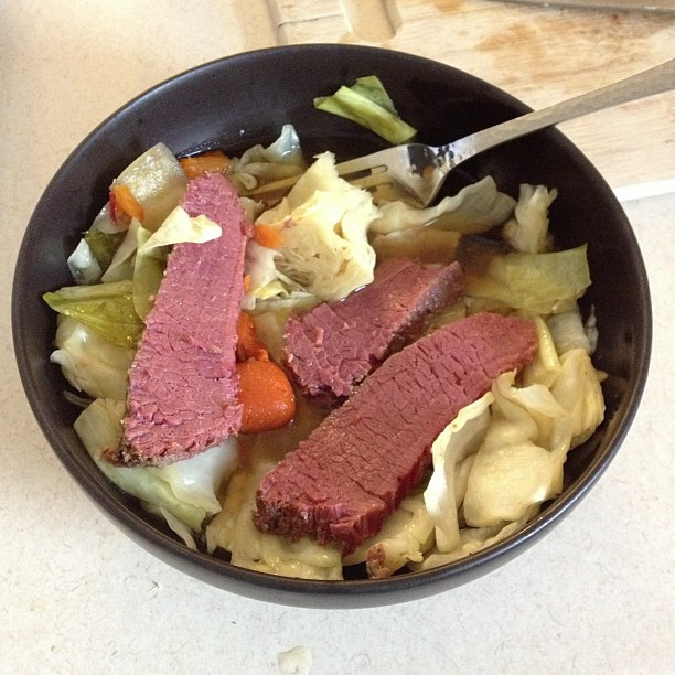 Crockpot Corned Beef & Cabbage