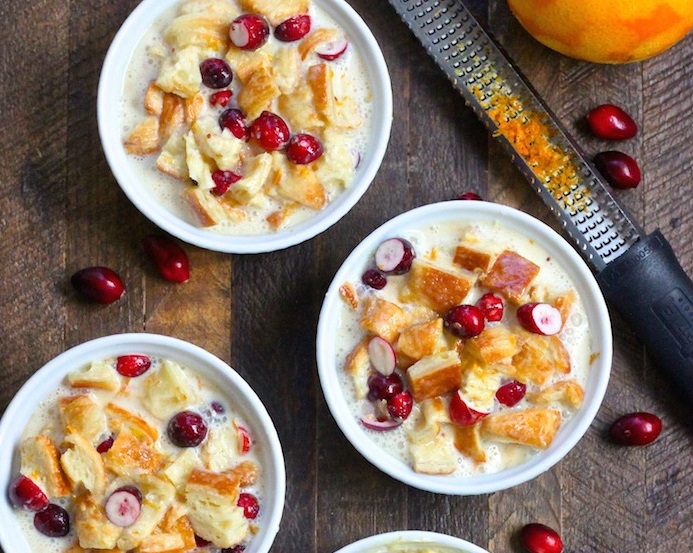 Cranberry Orange Bread Pudding