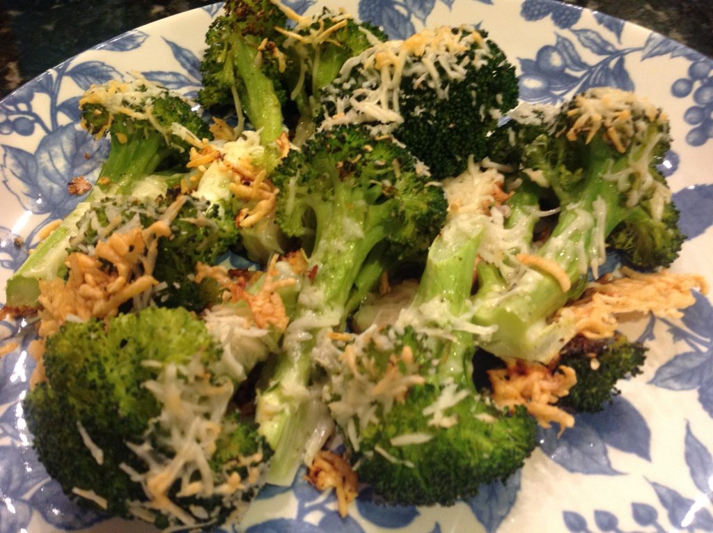 Crispy Parmesan Roasted Broccoli