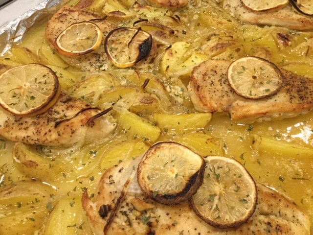 Greek Chicken Sheet Pan Dinner