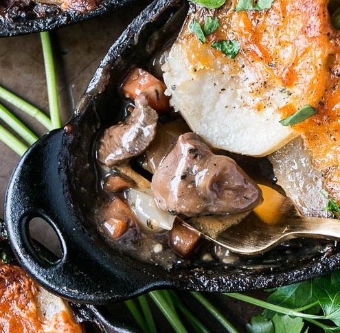 Guinness Beef and Onion Pot Pie