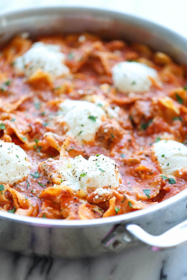 Rustic Skillet Lasagna