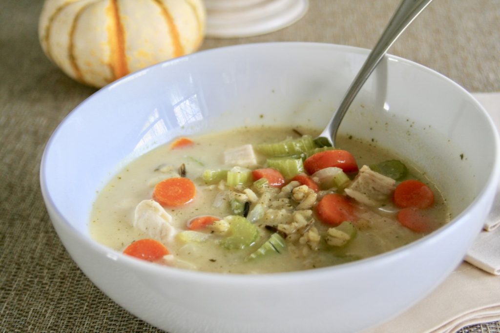 Creamy Turkey and Rice Soup