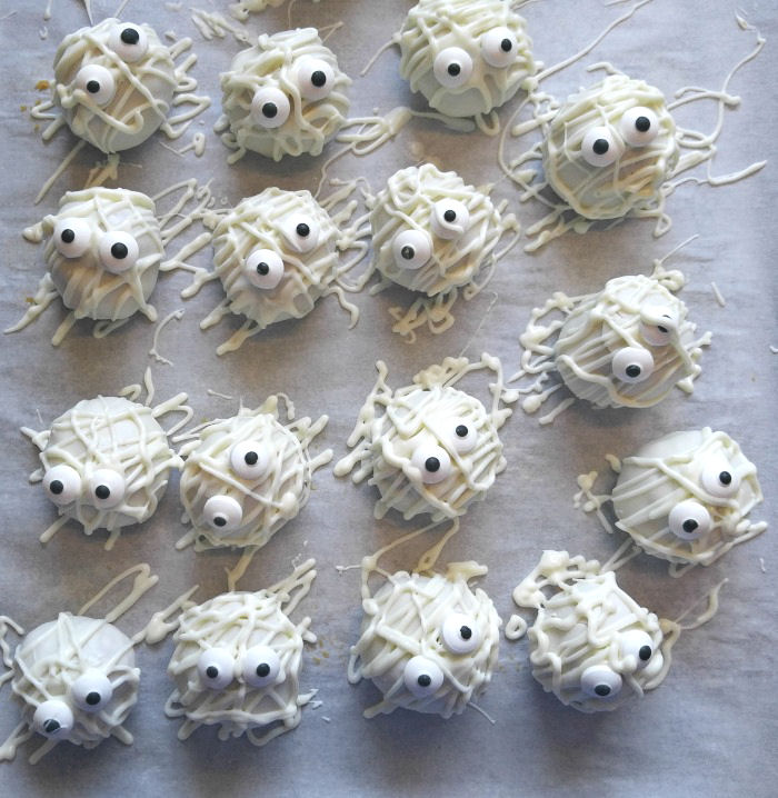 Mummy Truffles (AKA Pumpkin Cheesecake Truffles)