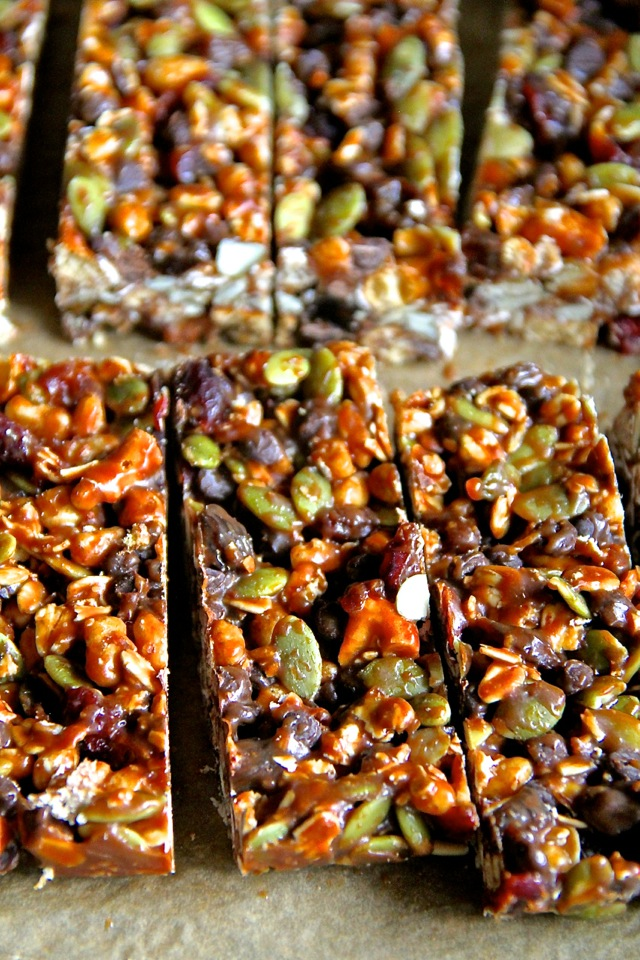 No-Bake Sweet & Salty Snack Bars